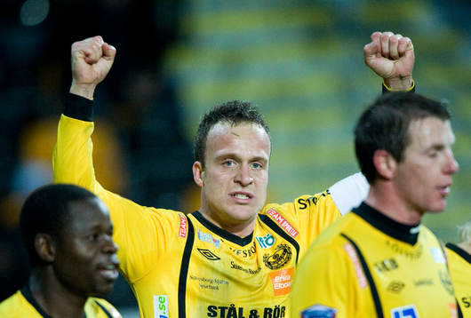 2-1 Marcus Ekenberg, Mjällby, jubel