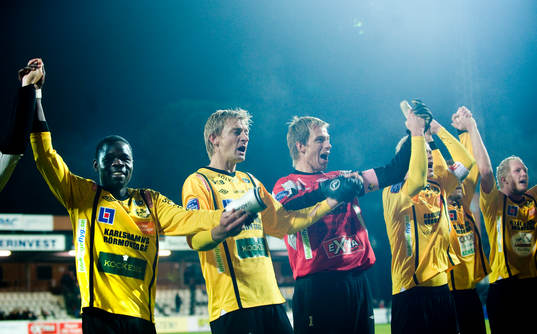 Mjällby tackar fansen, Patrick Osiako, Patrik Rosengren