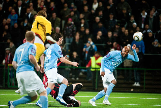 Jeffrey Aubyn, Malmö nickar in 0-1