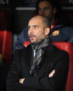Pep Guardiola, tränare Barcelona