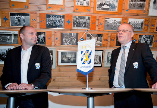 Sportchef Håkan Mild och Ordförande Kent Olsson