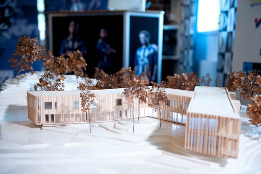 Modellen av nya Kamratgården