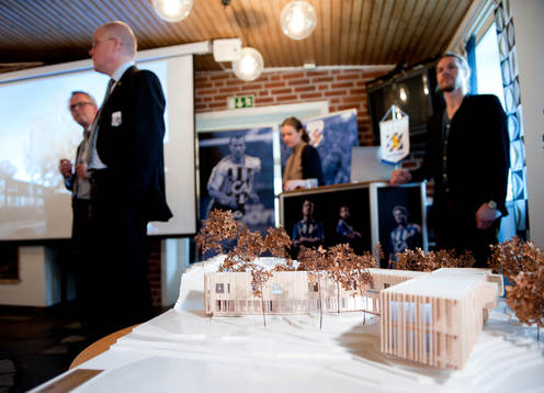 Modellen av nya Kamratgården