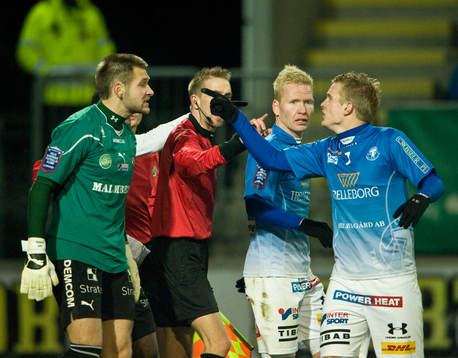 Joakim Nilsson, Trelleborg, bråk med John Alvbåge,
