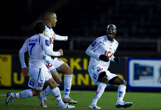 Michael Görlitz, Marcus Olsson och Joe Sise, Halmstad,