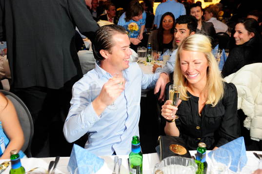 Daniel Andersson med fru Cecilia. Svenska Mästare 2010,