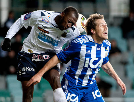 Omar Jawo, Gefle, Tobias Hysén, IFK Göteborg