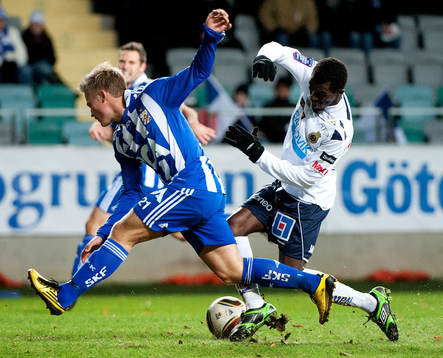 Omar Jawo, Gefle, Niklas Bärkroth, IFK Göteborg