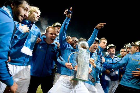 Svenska Mästare 2010, SM-guld, jubel, glädje, pokal