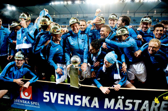 Svenska Mästare 2010, SM-guld, jubel, glädje, pokal