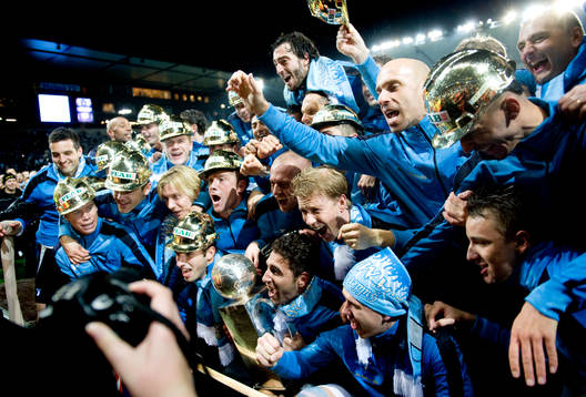 Svenska Mästare 2010, SM-guld, jubel, glädje, pokal