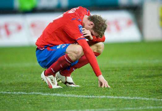 Marcus Nilsson, Helsingborg, i tårar