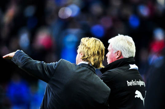 Jesper Jansson, sportchef och Conny Karlsson, tränare,