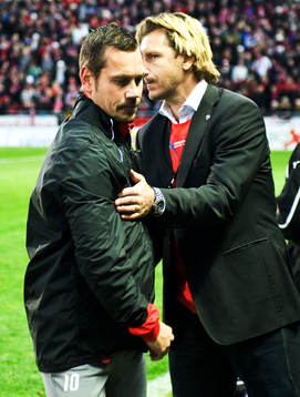 Marcus Lantz och Janne Jansson, sportchef