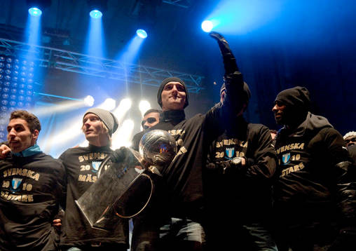 Svenska Mästare 2010, SM-guld, jubel, glädje. Agon