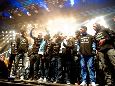 Svenska Mästare 2010, SM-guld, jubel, glädje