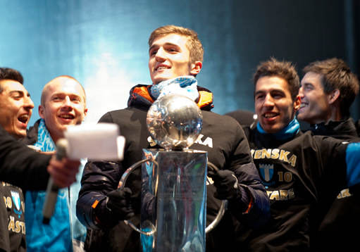 Svenska Mästare 2010, SM-guld, jubel, glädje. Dardan