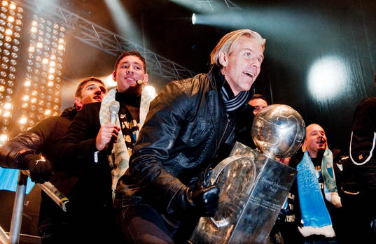 Svenska Mästare 2010, SM-guld, jubel, glädje. Roland