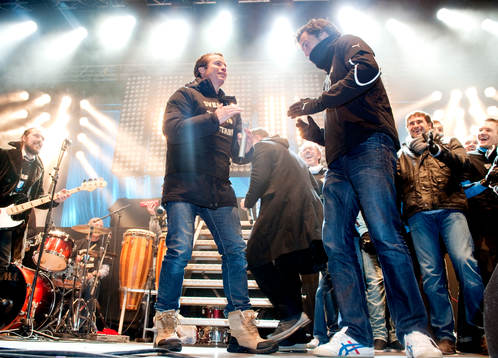 Svenska Mästare 2010, SM-guld, jubel, glädje. Daniel