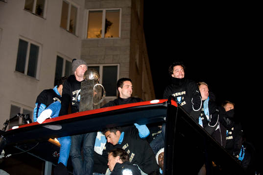 Svenska Mästare 2010, SM-guld, kortege