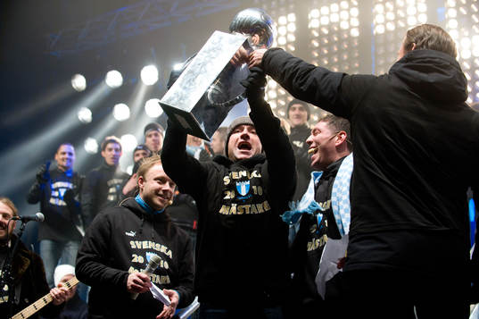 Svenska Mästare 2010, SM-guld, jubel, glädje. Ulrich
