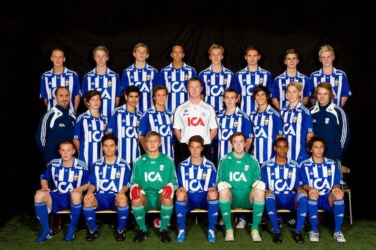 Fotboll, IFK Göteborg, lagbild, ungdom, junior