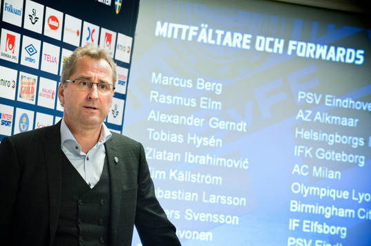 Erik Hamrén, förbundskapten Sverige A