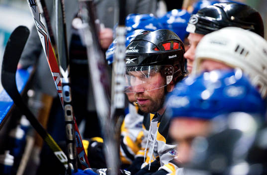 Ishockey,  Sven Tumba Johansson hedras med en liten match