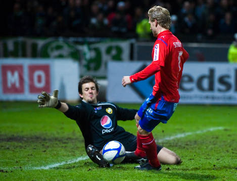 Johannes Hopf, målvakt, Hammarby och Erik Sundin,