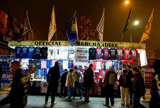 Fotboll, Italiensk liga, Serie A, Milan store, souvenir