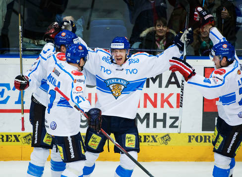 Teemu Laine, Finland, jubel