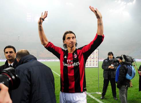Zlatan Ibrahimovic, Milan jubel