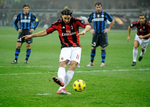 Zlatan Ibrahimovic, Milan blev fälld av Materazzi och