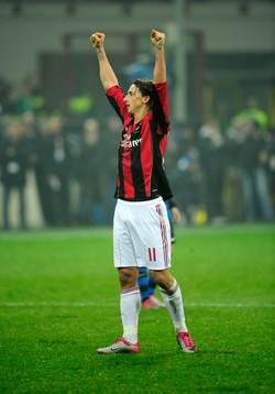 Zlatan Ibrahimovic, Milan jubel