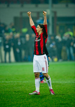 Zlatan Ibrahimovic, Milan jubel