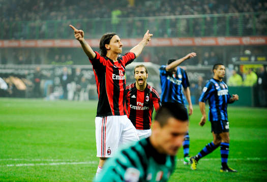 Zlatan Ibrahimovic, Milan jubel