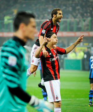 Zlatan Ibrahimovic, Milan jubel