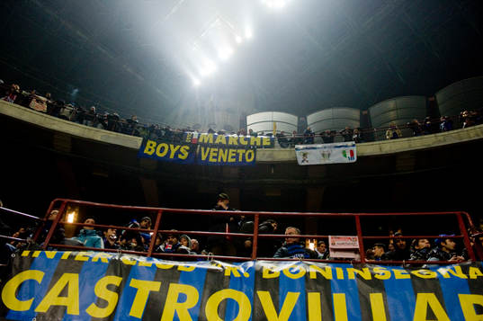 Supporters, läktare, San Siro, Milano