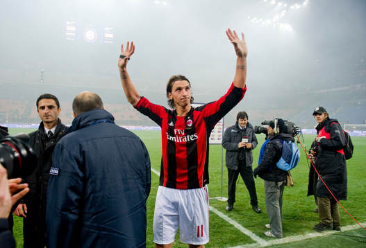Zlatan Ibrahimovic, blir intervjuvad