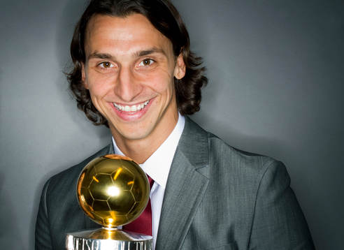 Zlatan Ibrahimovic fick guldbollen
