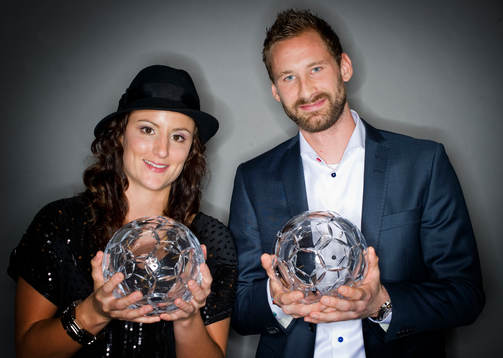 Årets målvakt Sofia Lundgren, Linköping och Johan