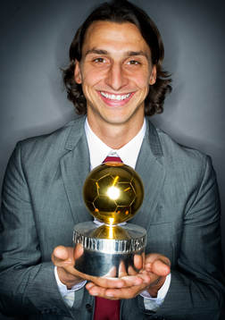 Guldbollen till Zlatan Ibrahimovic