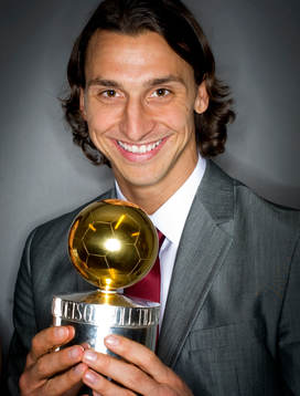 Zlatan Ibrahimovic fick guldbollen
