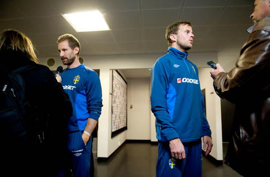 Johan Wiland och Mikael Antonsson