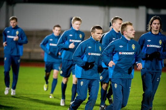 Fotboll, Träning Sverige A