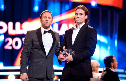 Årets Mål, Peter Jihde, programledare och Linus Hallenius