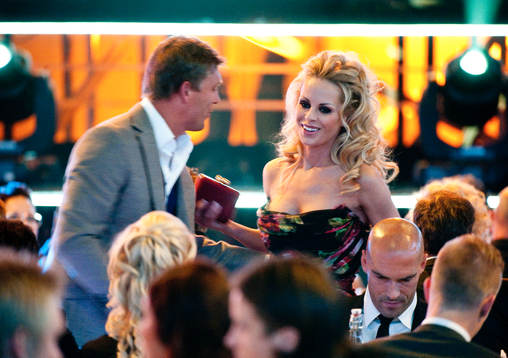 Marcus Allbäck och Helena Seger