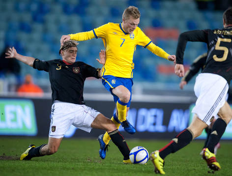 Sebastian Larsson, Sverige, Marcel Schmelzer, Tyskland