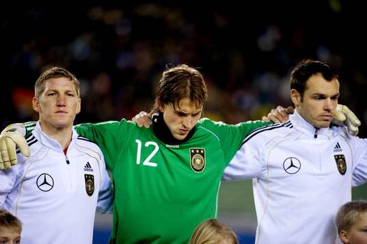 Bastian Schweinsteiger, René Adler, målvakt, Heiko