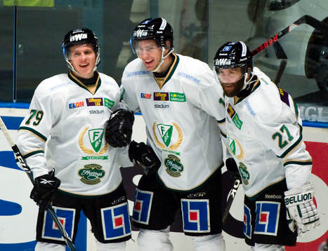 Patrik Lundh, Mattias Sjögren och Emil Kåberg, Färjestad